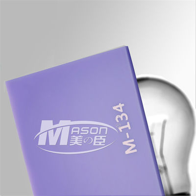 Luminous Iridescen Color Matt Mat Frosted Sign ورق PMMA اکریلیک برای نور LED