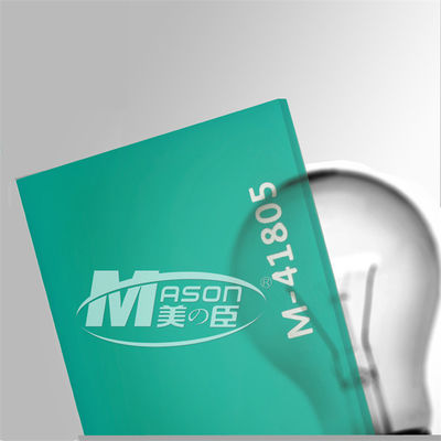 صفحه های رنگ پلاکسی گلاس آبی 4x8ft پانل های پلاستیکی برای دیوار