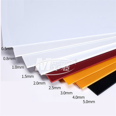5 میلی متر 6 میلی متر 8 میلی متر پلاستیک سخت ABS Sheet Home Depot
