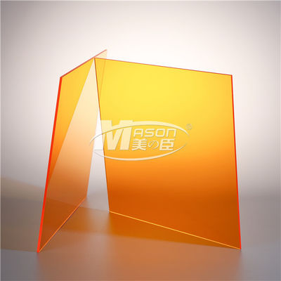 ورق اکریلیک رنگی دو لایه تزئینی دو لایه ESD پلاستیکی نئون سربی