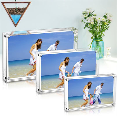 Clear Perspex 4x6 '' Acrylic Magnetic Frame frame Dept صفحه اصلی