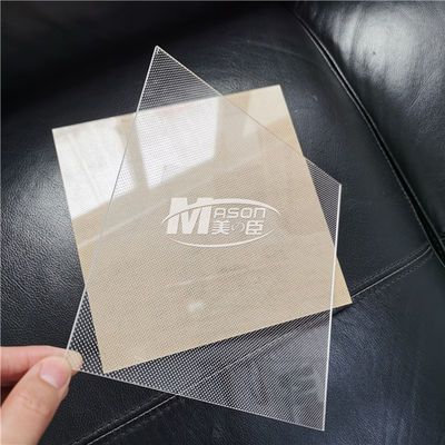 3mm 4mm 6mm Laser Dotted Acrylic Light Guide Plate LED LGP برای چراغ پنل LED