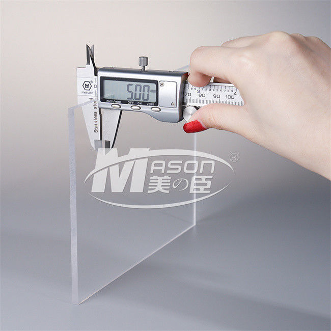 PMMA پلاستیک اکریلیک مقاوم در برابر خراش 1/4 اینچ 4x6FT مقاوم در برابر خراش