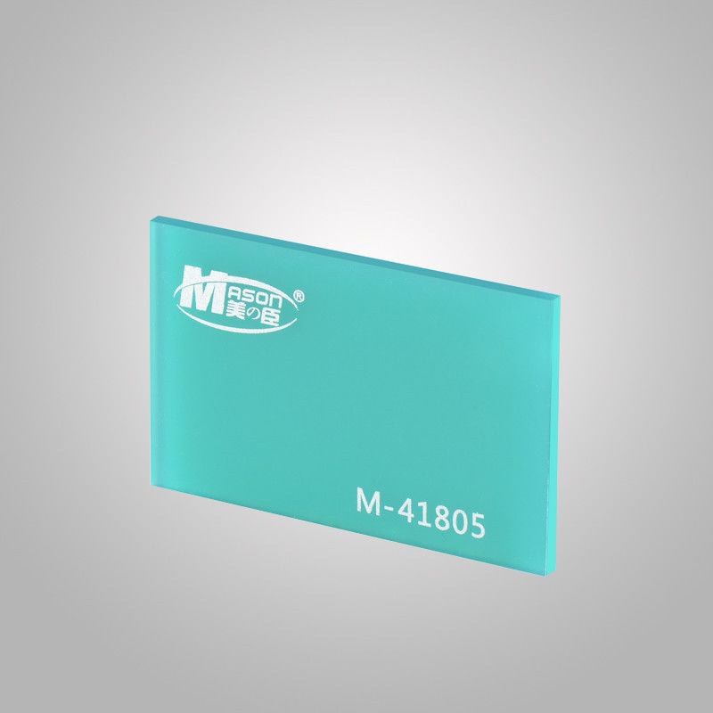 صفحه های رنگ پلاکسی گلاس آبی 4x8ft پانل های پلاستیکی برای دیوار