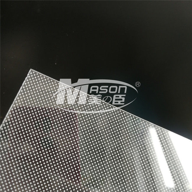 3 میلی متر 1220X2440 میلی متر اکریلیک پنل راهنمای LGP PMMA استفاده برای علامت روشنایی