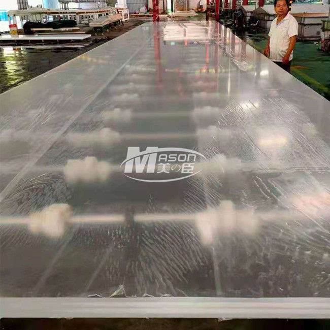 ورق اکریلیک آکواریوم 8850x3150mm 70mm برای استخر تزئینی