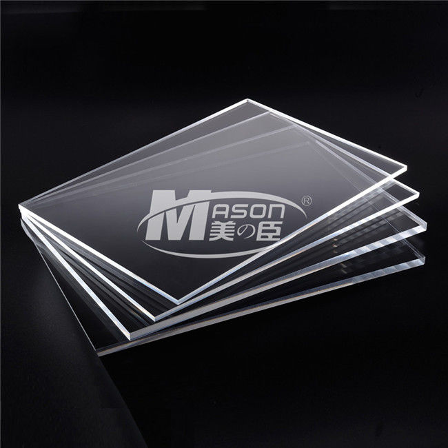 Mason 1/8 "ضخامت 1220x2440mm Craft Paper Paper Masked Clear Acrylic Plastic Sheets