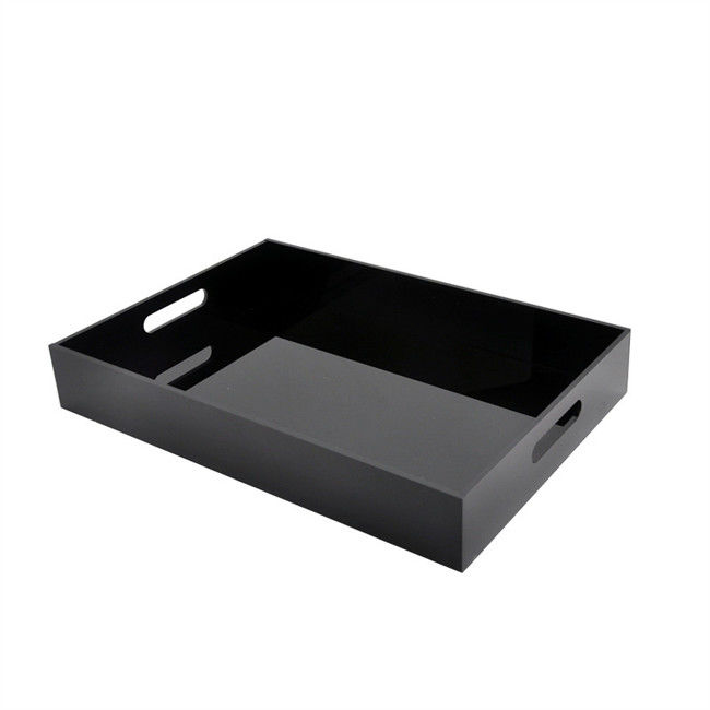 سینی اکریلیک پلکسی گلاس سفارشی 16x12x2inch 5mm PMMA با دسته