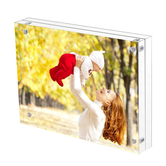 پوستر آکریلیک مغناطیسی شفاف قاب عکس Perspex قاب عکس بلوک اکریلیک